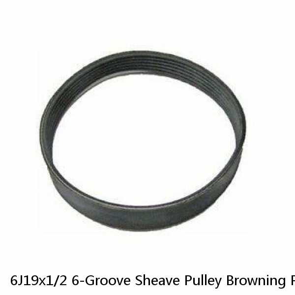 6J19x1/2 6-Groove Sheave Pulley Browning Poly-V