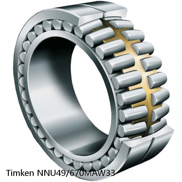 NNU49/670MAW33 Timken Cylindrical Roller Bearing #1 small image