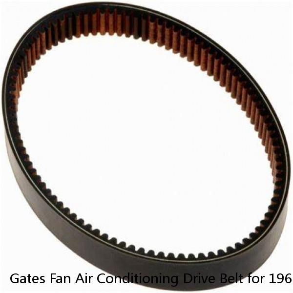 Gates Fan Air Conditioning Drive Belt for 1963-1976 Chevrolet Corvette 5.3L fw #1 image