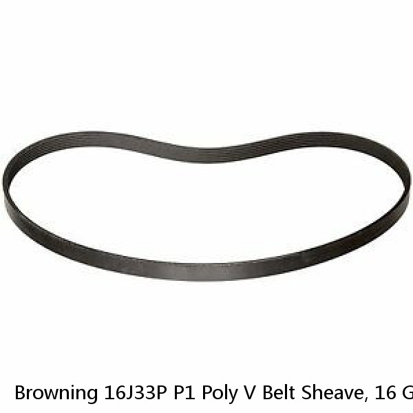 Browning 16J33P P1 Poly V Belt Sheave, 16 Groove, J Type, 3.30" OD, P1 Bushing #1 image